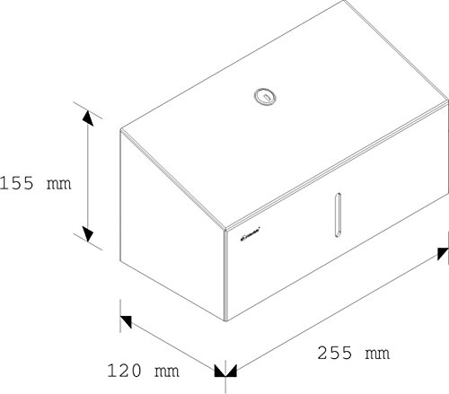 Produktbild von 5er-Set Universal-Papierhandtuchspender-Schlüssel – 38 Mm & 22 Mm Gabel, Kompatibel Mit Brightwell & Anderen Spendern
